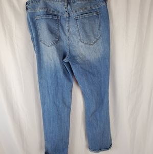 Straight Boyfriend Jeans Size 14
